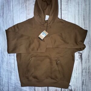 Nike ACG Therma-FIT "Tuff Fleece" Pullover Hoodie Men's M Brown DZ3392-235 NWT